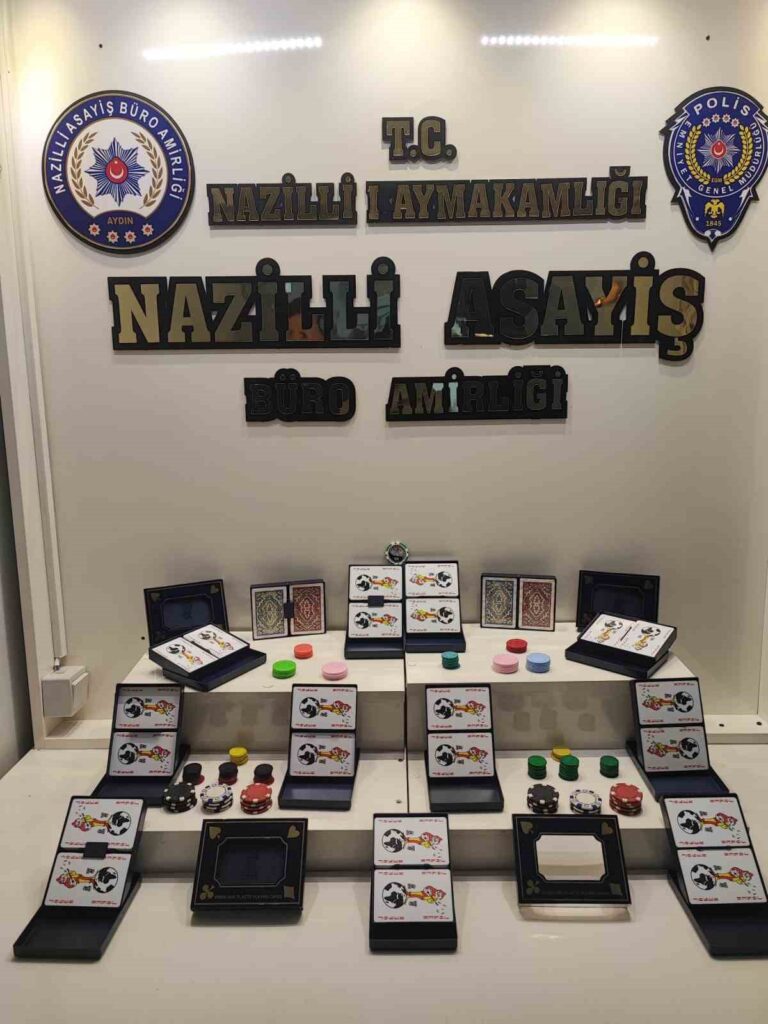 Nazilli’de evleri kumarhaneye çeviren şahıslar yakalandı