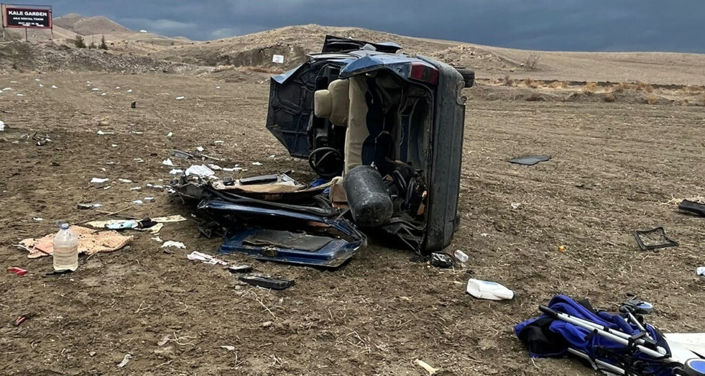 Fiat otomobil paramparça oldu!