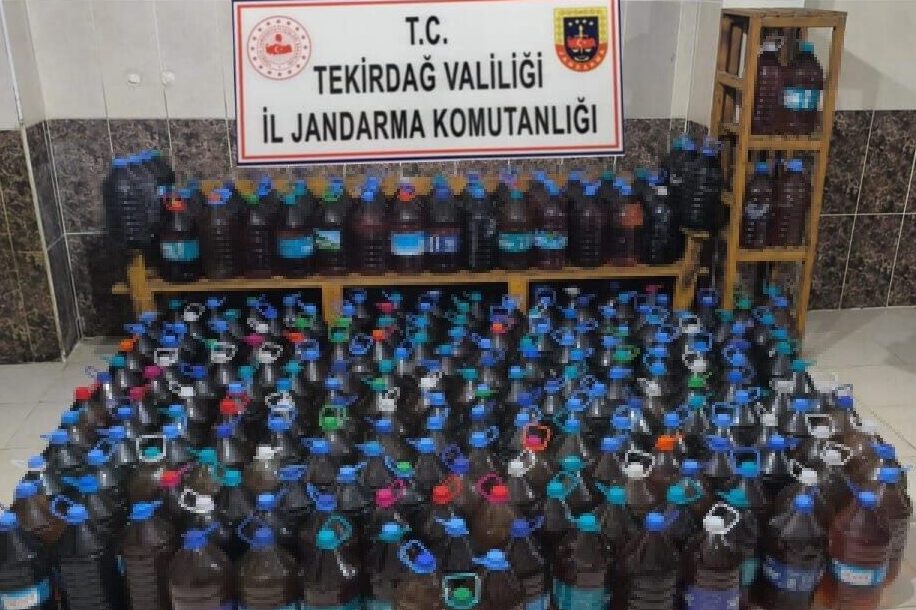 Yılbaşı öncesi kaçak şarap ele geçirildi
