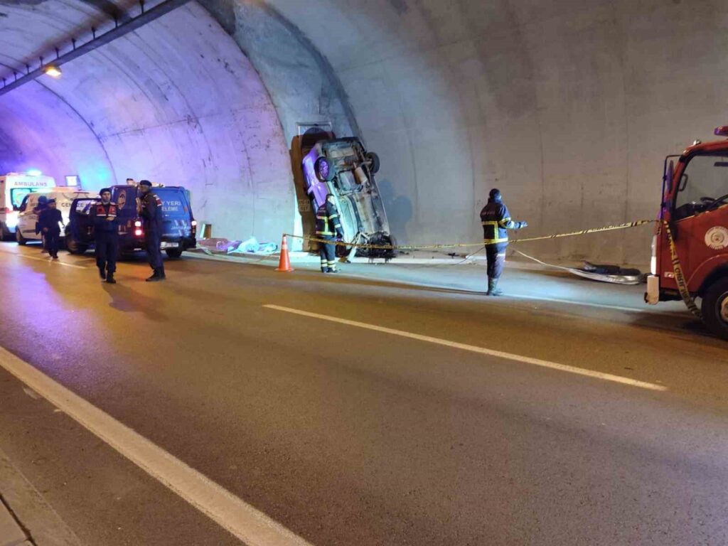 Demirciköy Tüneli’nde kaza: 1 ölü!
