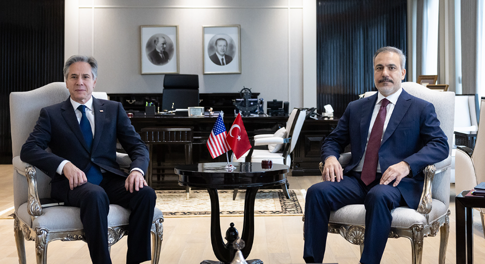 Bakan Fidan ve Blinken’in görüşmesi başladı!