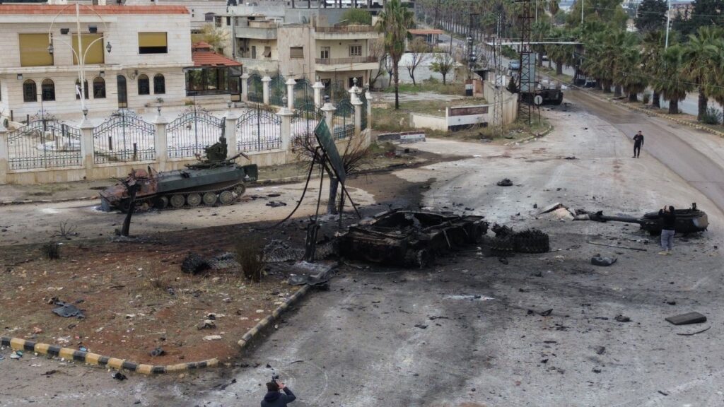Suriye’deki çatışmaların izleri hama sokaklarında görülüyor