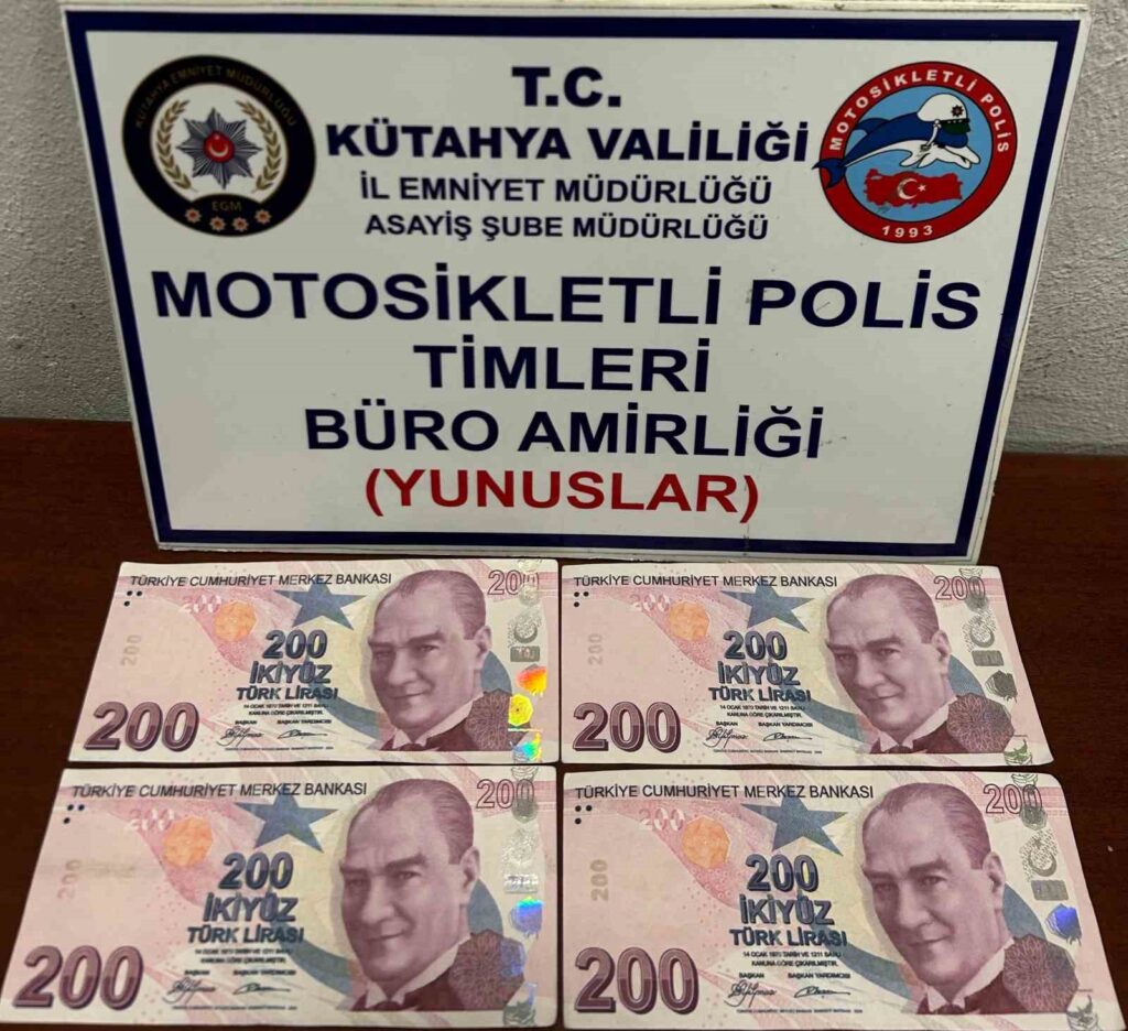 Kütahya Çiniciler Çarşısı’nda sahte para operasyonu: 2 gözaltına alındı