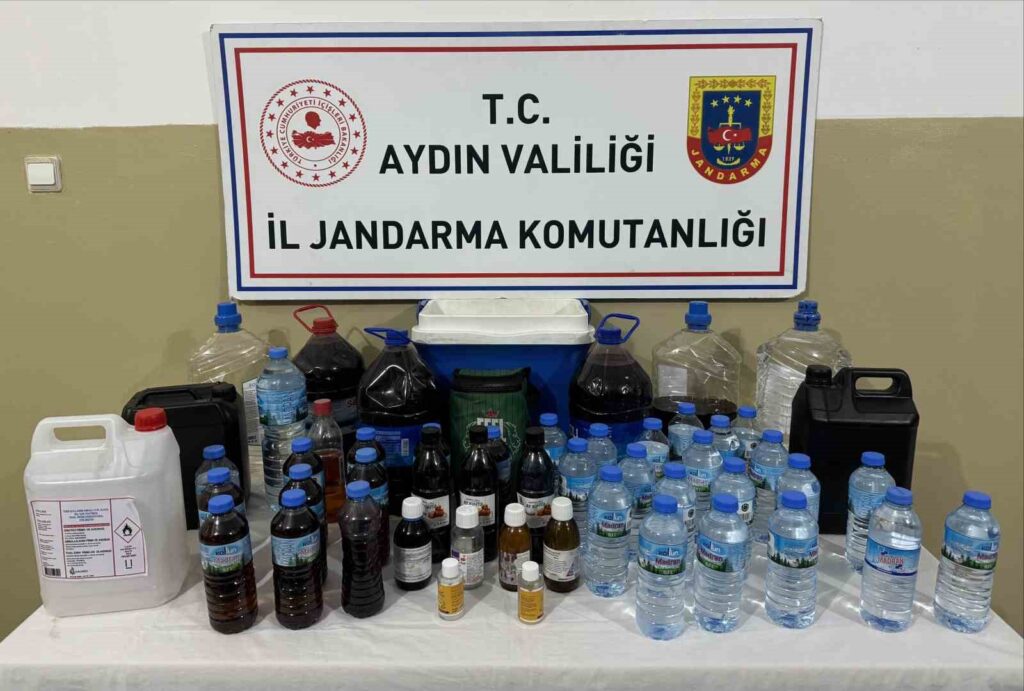 Sahte alkol üretim çetesine baskın
