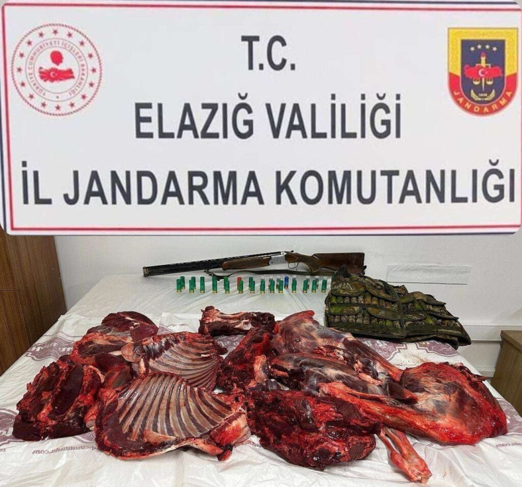 Elazığ’da dağ keçisini avlayan şahsa, 650 bin lira ceza uygulandı!