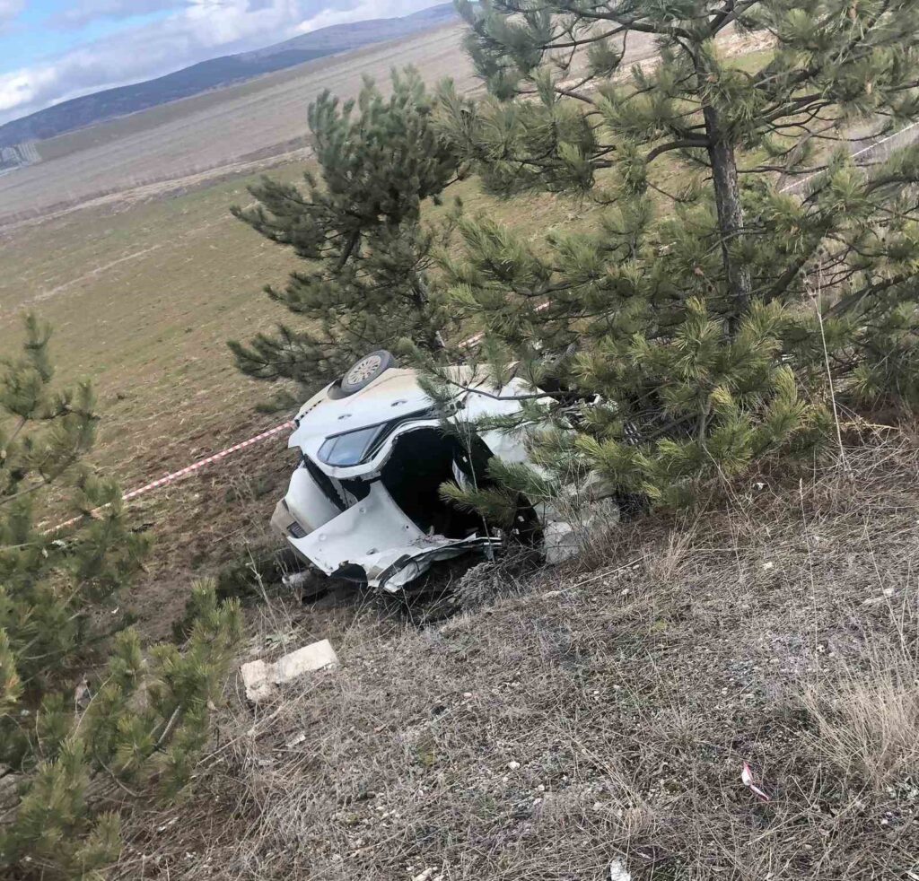 Kütahya’da trafik kazası: 1 ölü, 1 yaralı