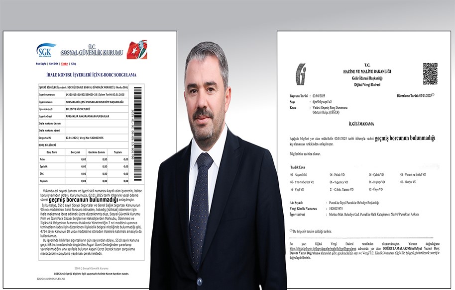 Pursaklar Belediyesi’nden SGK ve Vergi borcu açıklaması: “Sorumluluklarımızı yerine getiriyoruz”