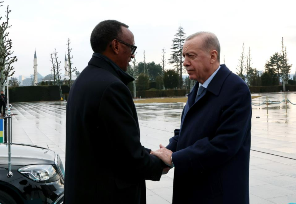Cumhurbaşkanı Erdoğan, Ruanda Cumhurbaşkanı Kagame’yi resmi törenle karşıladı