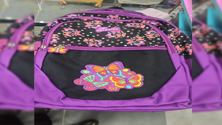 Sırt çantası da toplatılıyor