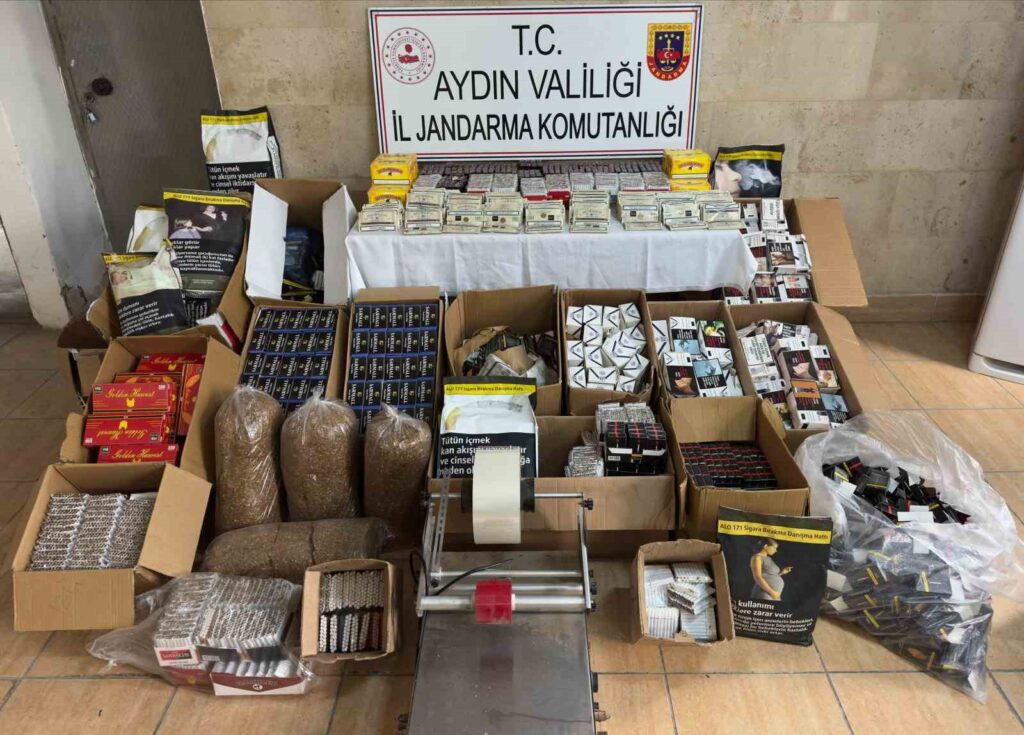 Kaçak sigara imalatına jandarma ekiplerinden ‘yakın takip’