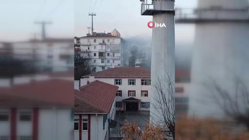 Keçiören’de kapıcı dairesinde korkutan yangın!