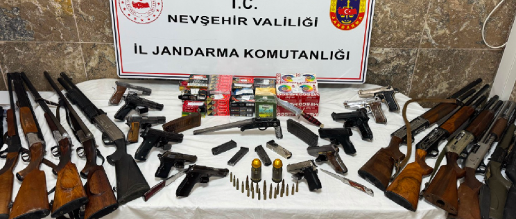 Nevşehir’de yasa dışı silah ticareti operasyonu