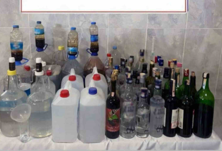 Yatağan’da el yapımı alkol ve kaçak malzeme ele geçirildi