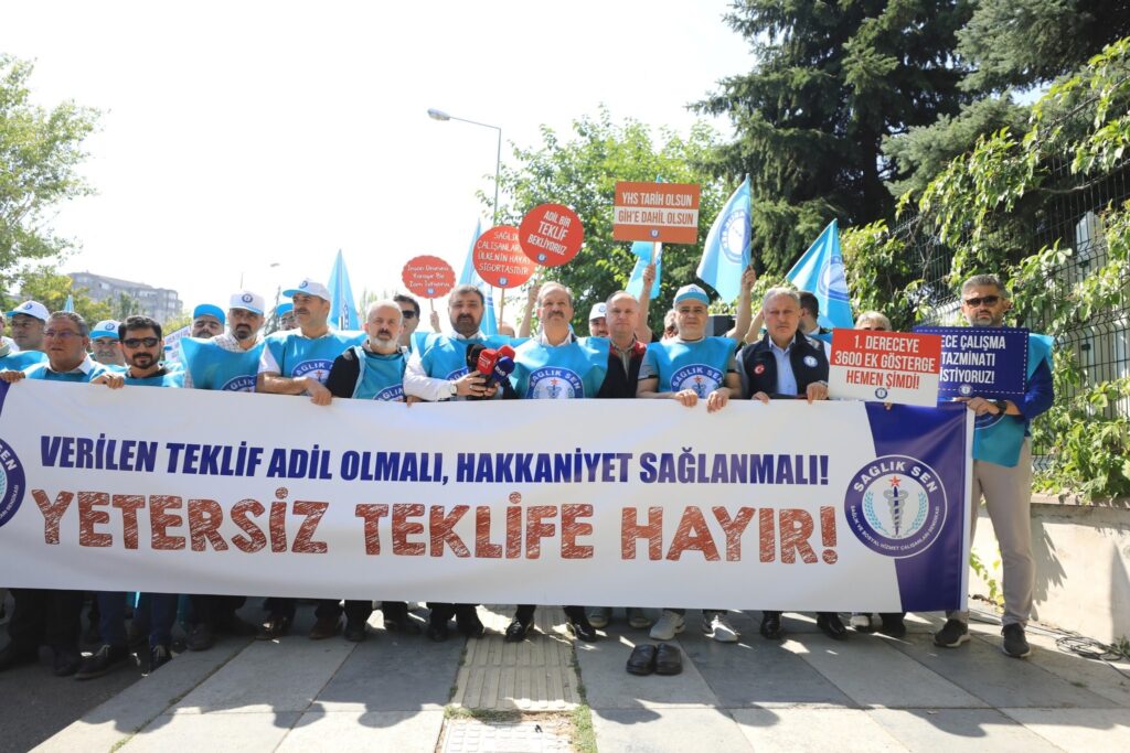 Sağlık-Sen’den toplu sözleşme zammına tepki: “Teklif kabul edilebilirlikten çok uzaktır” 