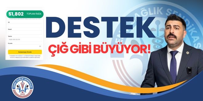 36 saatte 50 bin imza! Sağlık emekçileri promosyon için tek yürek oldu