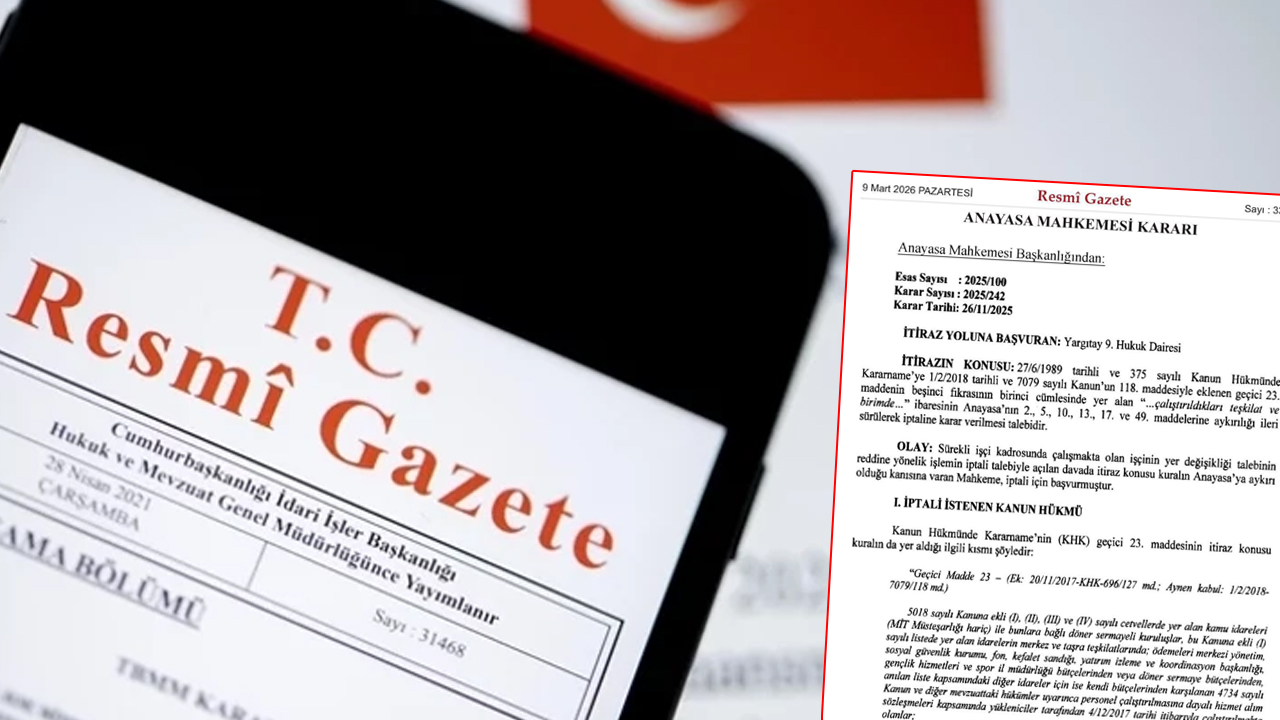 Kamu işçileri müjde! Taşerondan kadroya geçen işçilerin tayin engeli kalktı