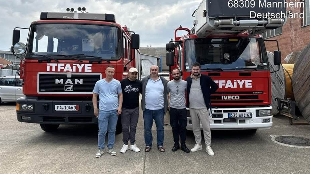 Yurtdışındaki gurbetçiler para topladı: Yozgat’a itfaiye aracı aldılar