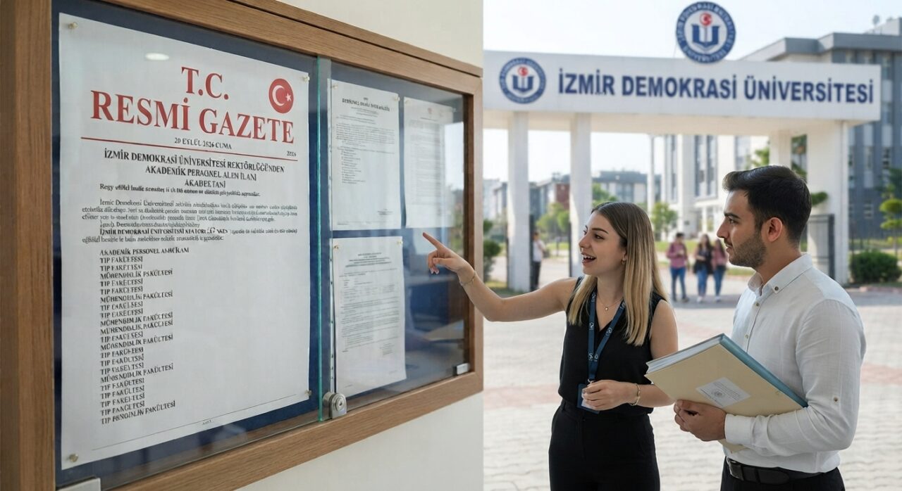 İzmir Demokrasi Üniversitesi Öğretim Üyesi ve Öğretim Elemanı Alım İlanı Yayımlandı: Son Tarih 2 Ekim